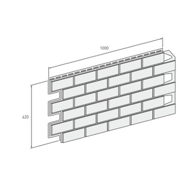 Фасадная панель ПВХ Vox (Вокс) SOLID BRICK Bristol